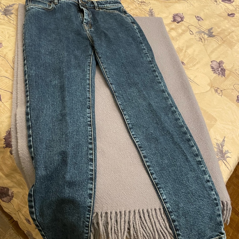 MaxMara Dark Blue Straight Leg Jeans